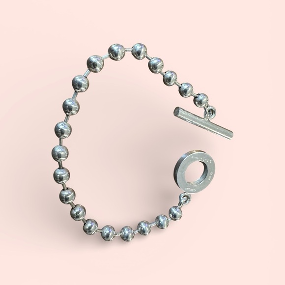 GUCCI 925 Silver Bead Toggle Bracelet ✨ - Picture 12 of 12
